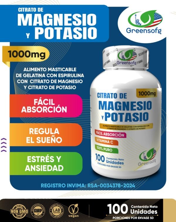 Citrato de Magnecio y Potacio