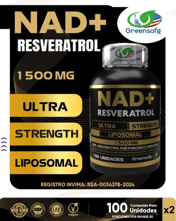 2 Unidades de NAD + Resveratrol