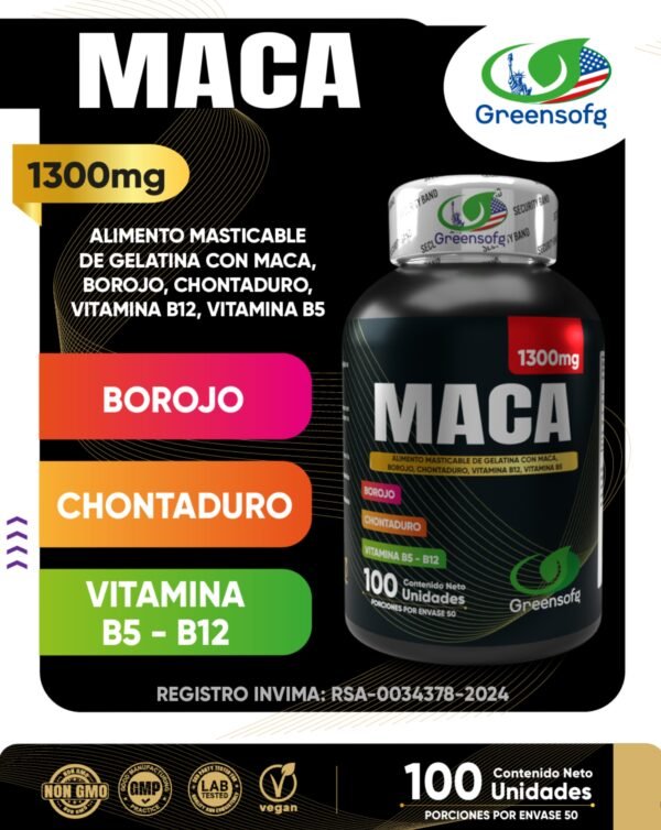 MACA con Borojo y Chontaduro